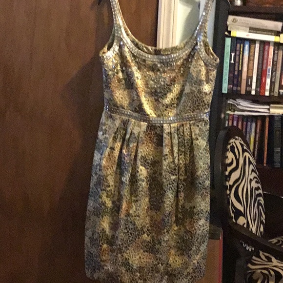absolutely stunning metallic dress - Picture 2 of 5